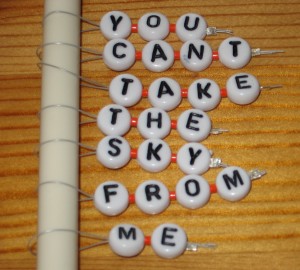 "You Can't Take the Sky From Me" - Firefly Serenity-Inspired Stitch Markers