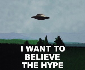 I want to believe the hype x-files